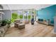 This home has a large living room with many windows looking out into nature at 7753 Ivy Dr, Nineveh, IN 46164