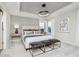 Spacious main bedroom with modern decor, decorative lighting, and a stylish tray ceiling for added elegance at 778 Adler Dr, Avon, IN 46123
