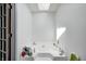 Bright white bathtub with skylight and ample space for relaxation at 7835 Quail S Rdg, Plainfield, IN 46168