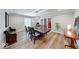 Traditional dining room with a large wooden table and modern lighting at 8065 Bayberry Ct, Indianapolis, IN 46250