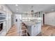 Gourmet kitchen with granite counters and stainless steel appliances at 8065 Bayberry Ct, Indianapolis, IN 46250