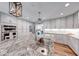 Modern kitchen featuring granite countertops, stainless appliances and custom cabinetry at 8065 Bayberry Ct, Indianapolis, IN 46250