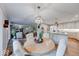 Open concept kitchen and living room area at 8065 Bayberry Ct, Indianapolis, IN 46250