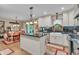 Stylish kitchen with island, farmhouse sink, and open layout at 14809 Senator Way, Carmel, IN 46032