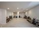 Wide-open finished basement showcasing a blank canvas for customization and flexible living arrangements at 16579 Lakeville Xing, Westfield, IN 46074