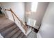 Spacious entryway with hardwood floors, chandelier, grand staircase, and natural light at 16579 Lakeville Xing, Westfield, IN 46074