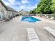 A relaxing pool with lounge chairs under a blue sky. Perfect for leisure and recreation at 16657 Brownstone Ct, Westfield, IN 46074