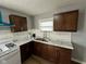 Well-appointed kitchen with modern cabinets, white subway tile backsplash, and new counters at 2115 N Leland Ave, Indianapolis, IN 46218