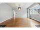 Dining room features hardwood floors and natural light at 309 Poplar Rd, Indianapolis, IN 46219