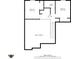 Upstairs floor plan with bedrooms and hall over an open to below area, providing spatial separation at 3119 Earlswood Ln, Indianapolis, IN 46217
