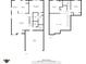 Detailed floor plan showcasing the layout of the home's first and second floors at 3119 Earlswood Ln, Indianapolis, IN 46217