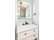 Bathroom features a quartz countertop, and modern finishes at 3241 Ruckle St, Indianapolis, IN 46205