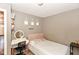 Bedroom featuring a vanity, and unique wall decor at 3608 Valley Lake Dr, Indianapolis, IN 46227