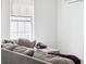 Comfortable living room space with a large window and contemporary furnishings at 3937 Candle Berry Dr, Indianapolis, IN 46235