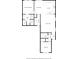 Detailed floor plan showcasing bedroom, kitchen, living room, dining area, and bathroom layout at 4034 Cairo Way, Avon, IN 46123