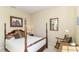 Comfortable bedroom featuring a four poster bed, traditional furnishings, and a cozy atmosphere at 4039 Amaryllis Dr, Plainfield, IN 46168