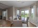 Cozy breakfast nook with natural light and a sliding door to the backyard at 4309 Viva Ln, Indianapolis, IN 46239