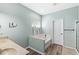 Well-lit bathroom with double sinks, a soaking tub, and a separate shower, offering a relaxing and functional space at 5622 Hare Dr, Noblesville, IN 46062