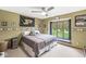 Bedroom with neutral carpet, a window seat, and fun Purdue decor at 5948 Ridge Hill Way, Avon, IN 46123