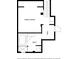 This floor plan shows the upper level layout, with bonus room and bath at 6167 Carrollton Ave, Indianapolis, IN 46220