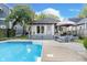 Backyard features a refreshing in-ground pool, providing a perfect oasis for relaxation and recreation at 6167 Carrollton Ave, Indianapolis, IN 46220