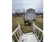 View of backyard featuring a shed and space for outdoor activities at 6209 Meadowlark Dr, Indianapolis, IN 46226