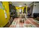 Kitchen, dining area, and living room boast open floor plan at 6913 Thousand Oaks Ln, Indianapolis, IN 46214
