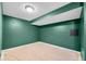 An unfinished basement area is open and ready for customization to create a functional living space at 7023 Hartington Pl, Indianapolis, IN 46259