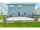 Large backyard featuring a lush green lawn and spacious patio perfect for outdoor entertaining at 8178 Eskerban Dr, Avon, IN 46123