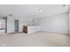 Loft area with neutral walls, carpet, and decorative lighting at 8178 Eskerban Dr, Avon, IN 46123