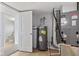 Mechanical room with water heater, water softener, and Bryant HVAC system at 8178 Eskerban Dr, Avon, IN 46123