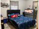 Bedroom with modern accents and unique decor at , Martinsville, IN 46151