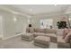 Relaxing living area with sectional sofa, modern lighting, and cozy atmosphere at 8905 Stonebriar Dr, Indianapolis, IN 46259