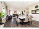 Bright and open dining room area with modern decor and lots of space at 928 Cherry Tree Ln, Greenwood, IN 46143