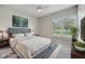 Calm main bedroom featuring a neutral color palette and bright natural light at 9760 Innisbrook Blvd, Carmel, IN 46032