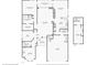 Detailed floor plan showcasing the layout of the first floor, including the primary bedroom and living spaces at 9760 Innisbrook Blvd, Carmel, IN 46032