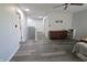 Upstairs hallway area with a chest of drawers and multiple doors and light colored walls at 10773 Brighton Knoll S Pkwy, Noblesville, IN 46060