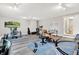 Spacious basement featuring exercise equipment, neutral paint, and light wood-look flooring at 12681 E 79Th St, Indianapolis, IN 46236