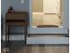 Hallway with decorative desk and easy access to the laundry room at 12681 E 79Th St, Indianapolis, IN 46236