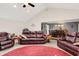 Spacious living room with comfortable seating and view into dining area at 12681 E 79Th St, Indianapolis, IN 46236