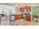 Traditional kitchen features wooden cabinets and stainless steel appliances at 13063 E 131St St, Fishers, IN 46037