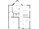 Detailed floorplan showcasing the layout of the first floor, including the living spaces at 13295 Patriotic Way, Fishers, IN 46037