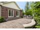 Outdoor patio area featuring a built-in grill and stone accents, perfect for entertaining at 13309 Carmichael Ln, Carmel, IN 46074