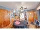 Dining area near kitchen with a ceiling fan and space for a table at 2150 Main St, Beech Grove, IN 46107