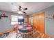 Dining area with a view to the window at 2150 Main St, Beech Grove, IN 46107
