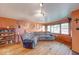 Cozy living room features hardwood floors and a comfortable seating arrangement at 2150 Main St, Beech Grove, IN 46107