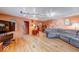 Spacious living room features hardwood flooring and natural light at 2150 Main St, Beech Grove, IN 46107