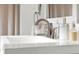 Close-up of bathroom sink with modern faucet and decorative toiletries at 2336 Sycamore St, Columbus, IN 47201