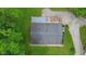 Overhead view of home's roofline and surrounding verdant landscape, offering a sense of privacy at 2548 N Letterman Rd, Paragon, IN 46166