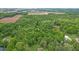 Breathtaking aerial view of lush wooded acreage and surrounding agricultural land, a private and serene setting at 2548 N Letterman Rd, Paragon, IN 46166
